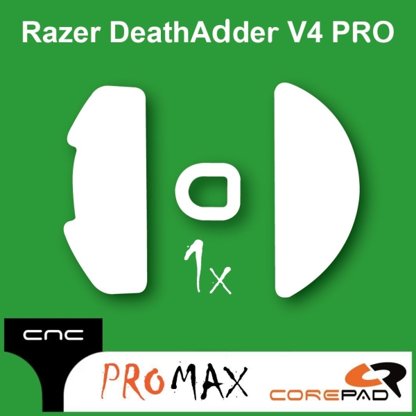 Corepad PRO MAX Skatez CNC Machined Milled Next Gen NG PlastiX Xact Replacement Replacements nTech Skate Skates Dots machining cut cutting process Razer DeathAdder V4 PRO DA 4 DA4